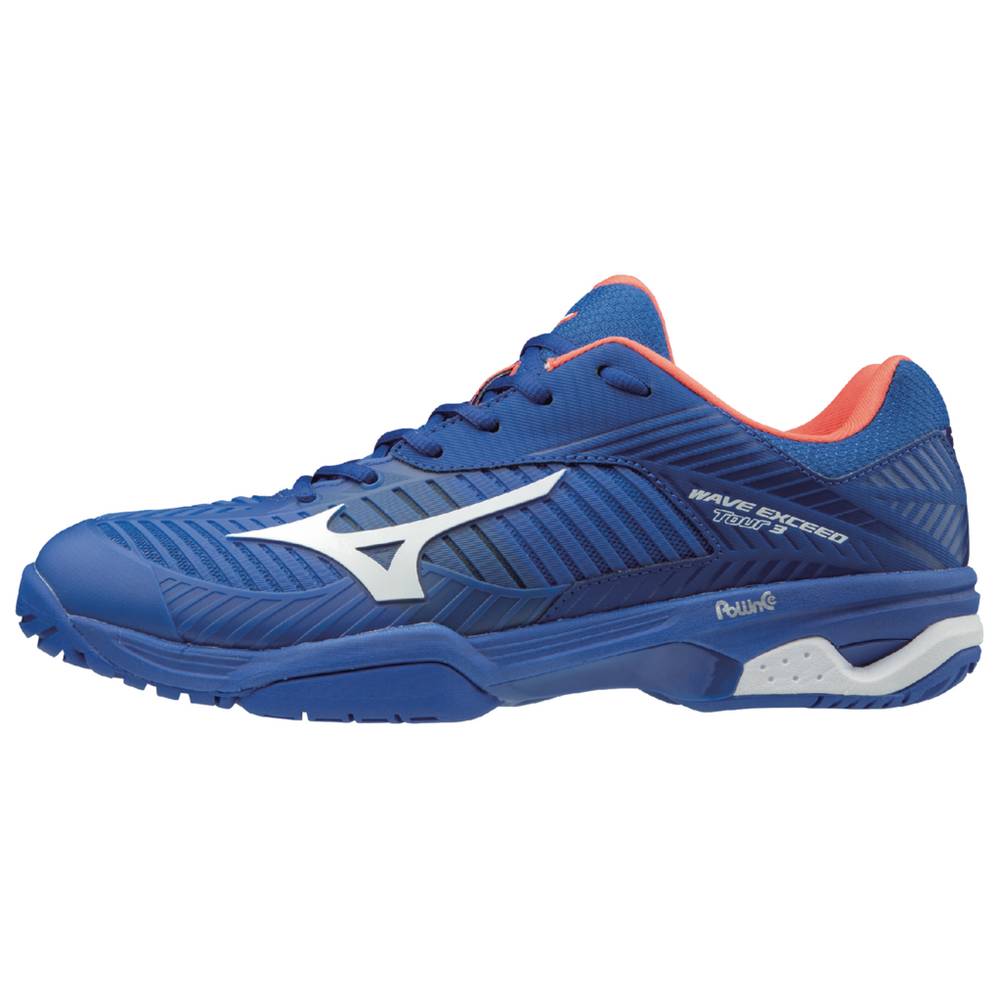 Tenis Netshoes Mizuno Wave Exceed Tour 3 AC - Homem - Azuis - RLHUI5731